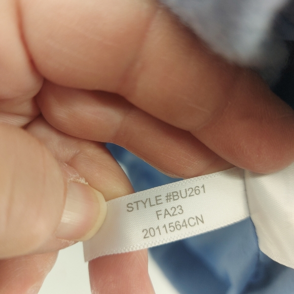 J Crew Wool Blend Button-neck city coat Size 6 Blue - Picture 9 of 10